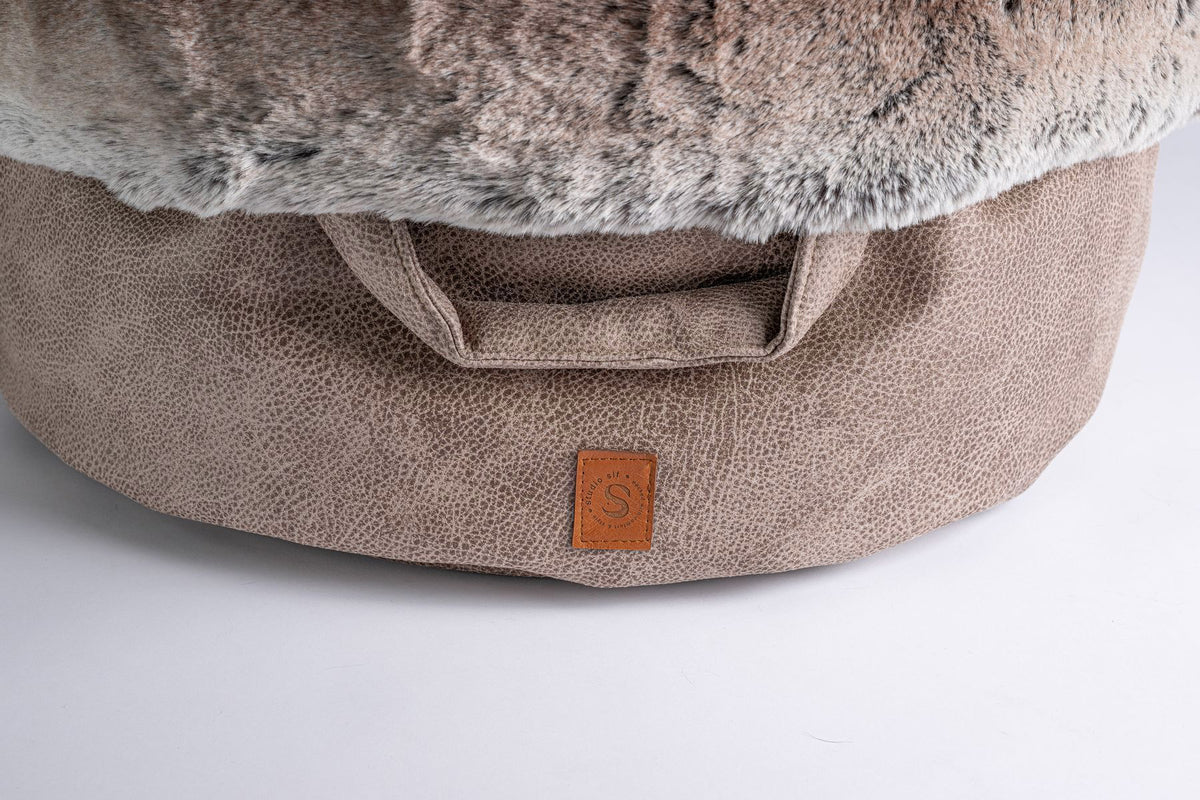 close-up textuur nepleren hondenmand
