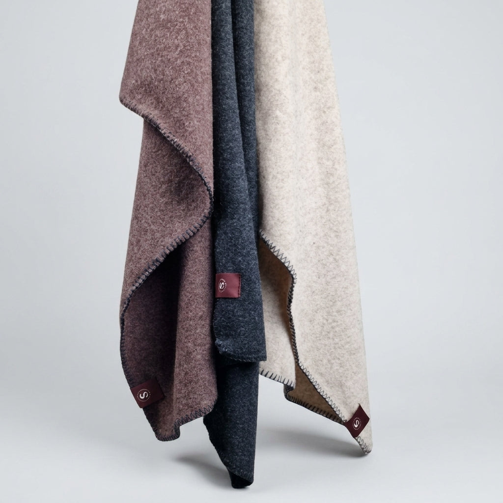 Hangende merino plaids