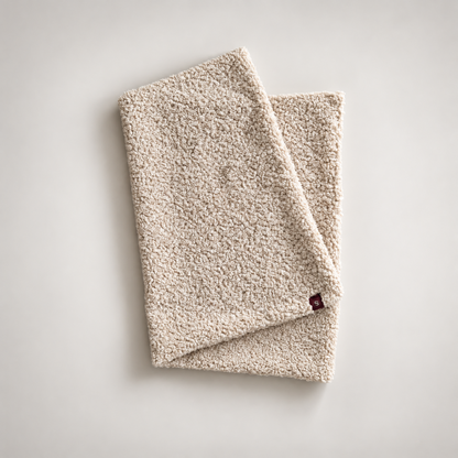 Hondendeken Beige plaid teddy