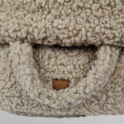 Close up van de teddy stof